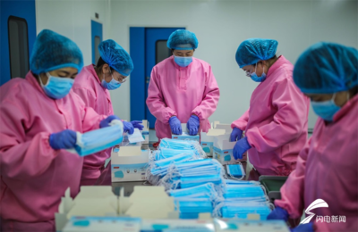 威海荣成首家口罩生产企业试产成功，日产护理级医用口罩可达最高12万只满足市场需求量